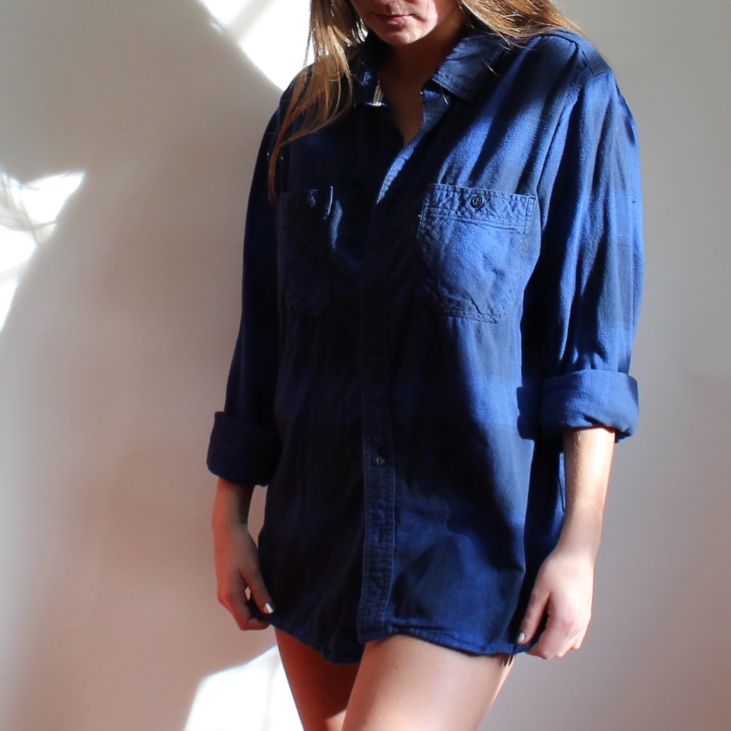 Levi's Blue Button Down Top